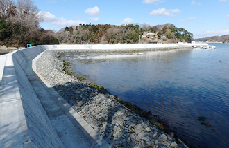 H25梅ヶ沢Ι地区（県営海岸災）-A81号梅ヶ沢Ι海岸外災害復旧及び農地復旧除塩工事