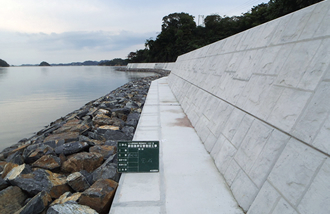 H24餅田地区（県営海岸災）-061号<br> 餅田海岸災害復旧工事