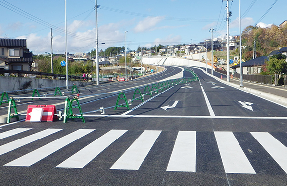 長町八木山線(西の平工区) <br>道路改築工事(その6)